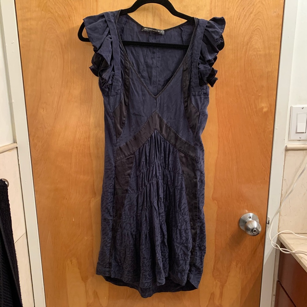 Vintage Balenciaga Silk Dress